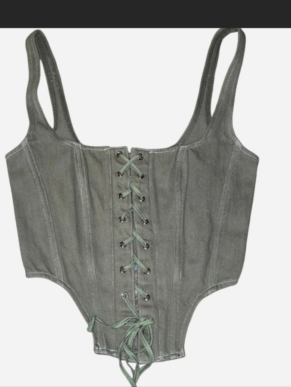Lace Up Corset Top